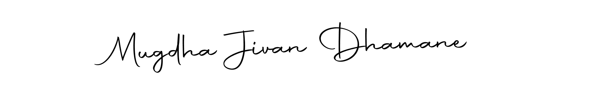 It looks lik you need a new signature style for name Mugdha Jivan Dhamane. Design unique handwritten (Autography-DOLnW) signature with our free signature maker in just a few clicks. Mugdha Jivan Dhamane signature style 10 images and pictures png