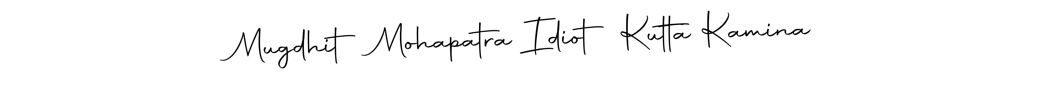 How to Draw Mugdhit Mohapatra Idiot Kutta Kamina signature style? Autography-DOLnW is a latest design signature styles for name Mugdhit Mohapatra Idiot Kutta Kamina. Mugdhit Mohapatra Idiot Kutta Kamina signature style 10 images and pictures png