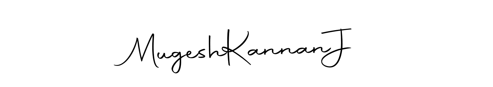 This is the best signature style for the Mugesh  Kannan  J name. Also you like these signature font (Autography-DOLnW). Mix name signature. Mugesh  Kannan  J signature style 10 images and pictures png