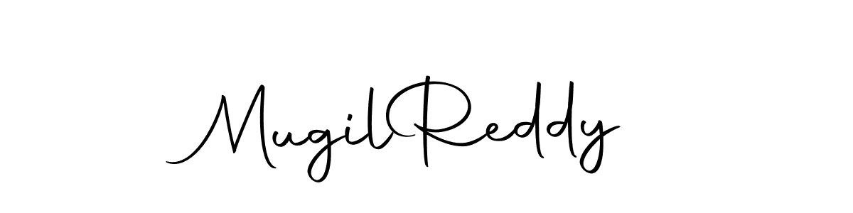 Use a signature maker to create a handwritten signature online. With this signature software, you can design (Autography-DOLnW) your own signature for name Mugil  Reddy. Mugil  Reddy signature style 10 images and pictures png