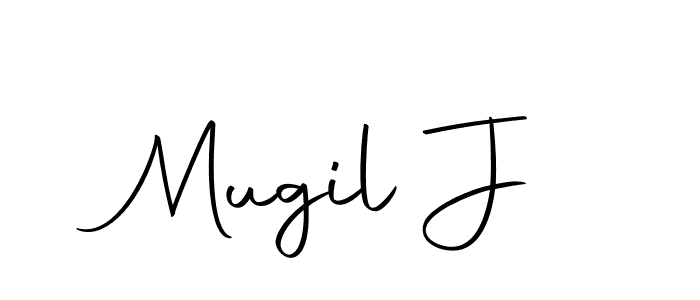 Make a beautiful signature design for name Mugil J. Use this online signature maker to create a handwritten signature for free. Mugil J signature style 10 images and pictures png