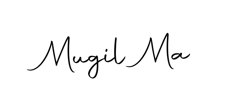 Mugil Ma stylish signature style. Best Handwritten Sign (Autography-DOLnW) for my name. Handwritten Signature Collection Ideas for my name Mugil Ma. Mugil Ma signature style 10 images and pictures png