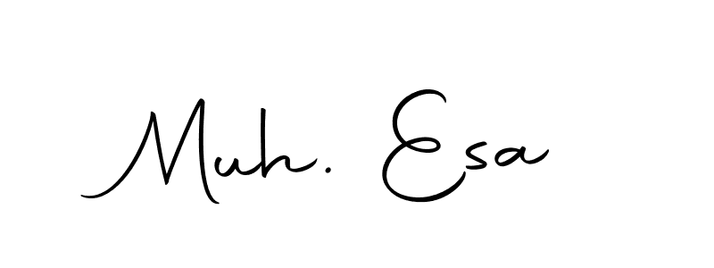 It looks lik you need a new signature style for name Muh. Esa. Design unique handwritten (Autography-DOLnW) signature with our free signature maker in just a few clicks. Muh. Esa signature style 10 images and pictures png