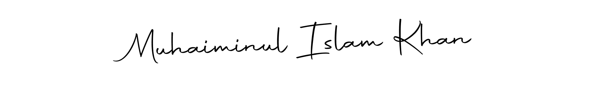 Make a beautiful signature design for name Muhaiminul Islam Khan. With this signature (Autography-DOLnW) style, you can create a handwritten signature for free. Muhaiminul Islam Khan signature style 10 images and pictures png