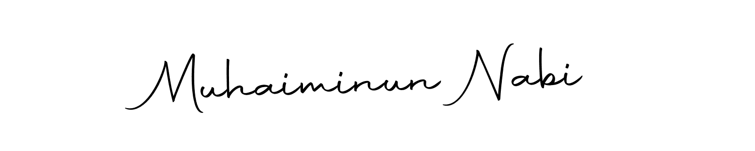 It looks lik you need a new signature style for name Muhaiminun Nabi. Design unique handwritten (Autography-DOLnW) signature with our free signature maker in just a few clicks. Muhaiminun Nabi signature style 10 images and pictures png