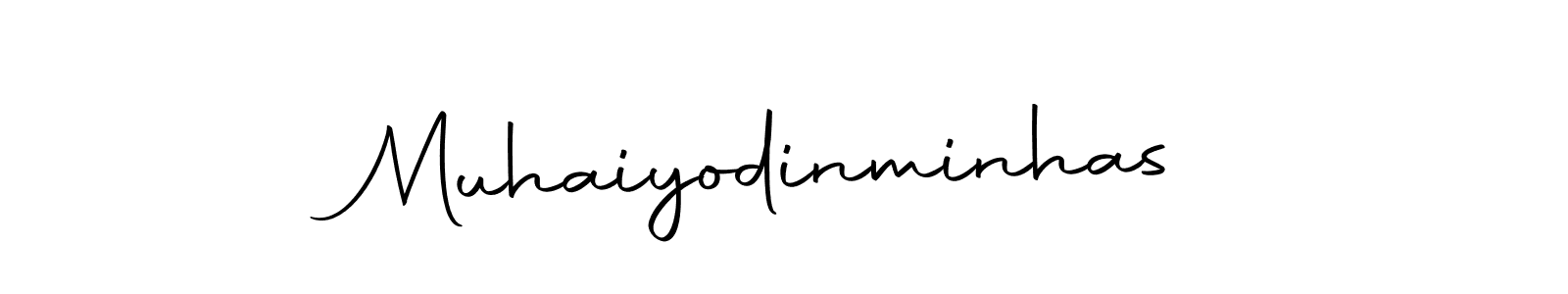 How to make Muhaiyodinminhas signature? Autography-DOLnW is a professional autograph style. Create handwritten signature for Muhaiyodinminhas name. Muhaiyodinminhas signature style 10 images and pictures png