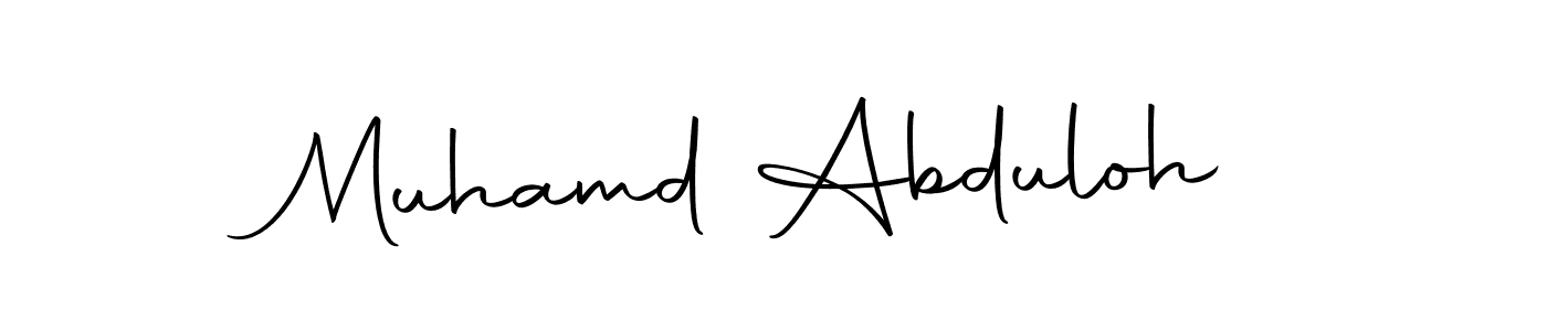How to Draw Muhamd Abduloh signature style? Autography-DOLnW is a latest design signature styles for name Muhamd Abduloh. Muhamd Abduloh signature style 10 images and pictures png