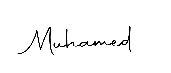 Make a beautiful signature design for name Muhamed. With this signature (Autography-DOLnW) style, you can create a handwritten signature for free. Muhamed signature style 10 images and pictures png