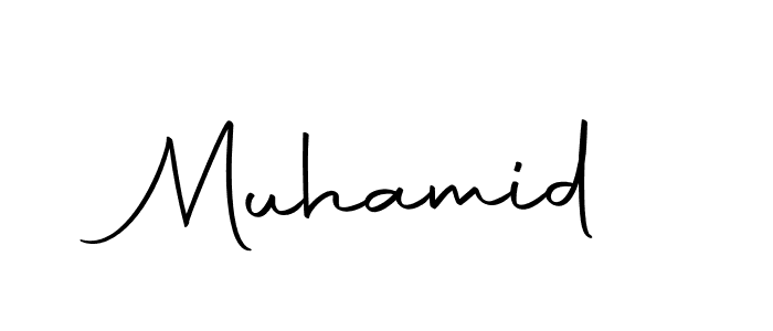 You should practise on your own different ways (Autography-DOLnW) to write your name (Muhamid) in signature. don't let someone else do it for you. Muhamid signature style 10 images and pictures png