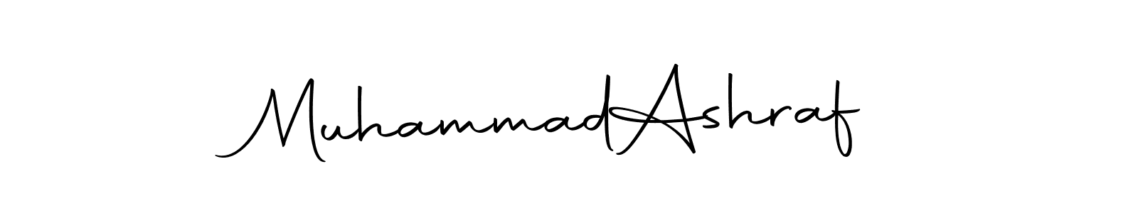 Use a signature maker to create a handwritten signature online. With this signature software, you can design (Autography-DOLnW) your own signature for name Muhammad  Ashraf. Muhammad  Ashraf signature style 10 images and pictures png