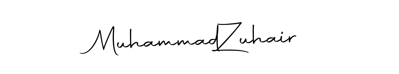 The best way (Autography-DOLnW) to make a short signature is to pick only two or three words in your name. The name Muhammad  Zuhair include a total of six letters. For converting this name. Muhammad  Zuhair signature style 10 images and pictures png