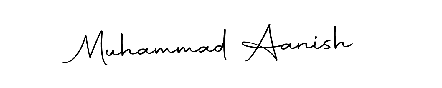 if you are searching for the best signature style for your name Muhammad Aanish. so please give up your signature search. here we have designed multiple signature styles  using Autography-DOLnW. Muhammad Aanish signature style 10 images and pictures png