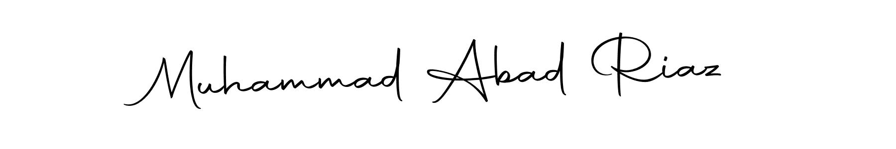 Also we have Muhammad Abad Riaz name is the best signature style. Create professional handwritten signature collection using Autography-DOLnW autograph style. Muhammad Abad Riaz signature style 10 images and pictures png
