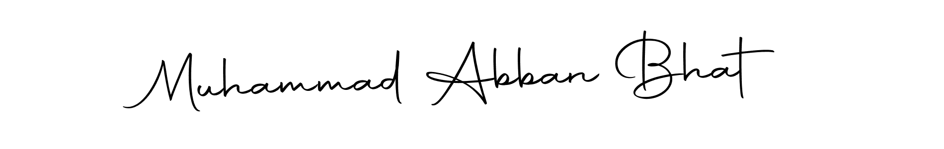 Use a signature maker to create a handwritten signature online. With this signature software, you can design (Autography-DOLnW) your own signature for name Muhammad Abban Bhat. Muhammad Abban Bhat signature style 10 images and pictures png