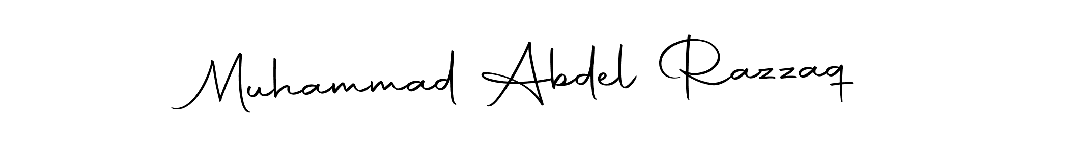 Make a short Muhammad Abdel Razzaq signature style. Manage your documents anywhere anytime using Autography-DOLnW. Create and add eSignatures, submit forms, share and send files easily. Muhammad Abdel Razzaq signature style 10 images and pictures png