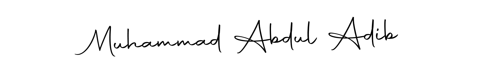 It looks lik you need a new signature style for name Muhammad Abdul Adib. Design unique handwritten (Autography-DOLnW) signature with our free signature maker in just a few clicks. Muhammad Abdul Adib signature style 10 images and pictures png