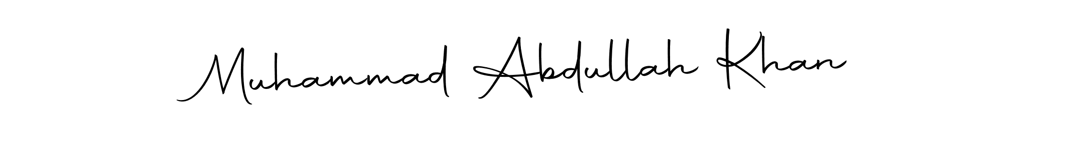 Make a beautiful signature design for name Muhammad Abdullah Khan. With this signature (Autography-DOLnW) style, you can create a handwritten signature for free. Muhammad Abdullah Khan signature style 10 images and pictures png