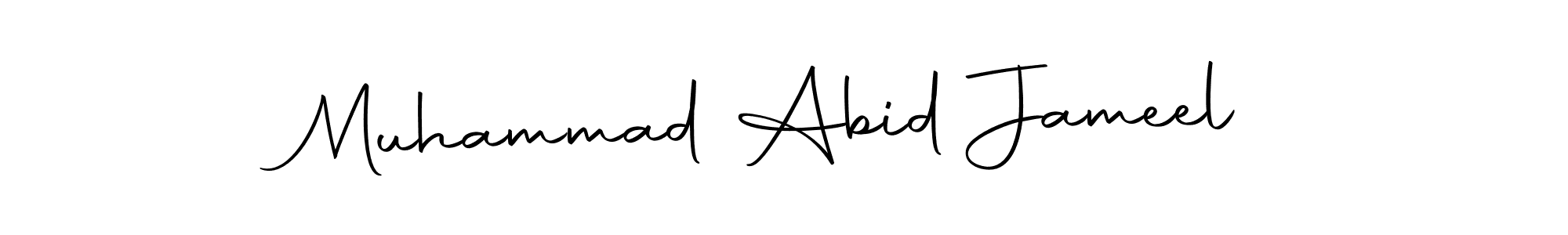 It looks lik you need a new signature style for name Muhammad Abid Jameel. Design unique handwritten (Autography-DOLnW) signature with our free signature maker in just a few clicks. Muhammad Abid Jameel signature style 10 images and pictures png