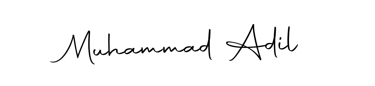 Use a signature maker to create a handwritten signature online. With this signature software, you can design (Autography-DOLnW) your own signature for name Muhammad Adil. Muhammad Adil signature style 10 images and pictures png