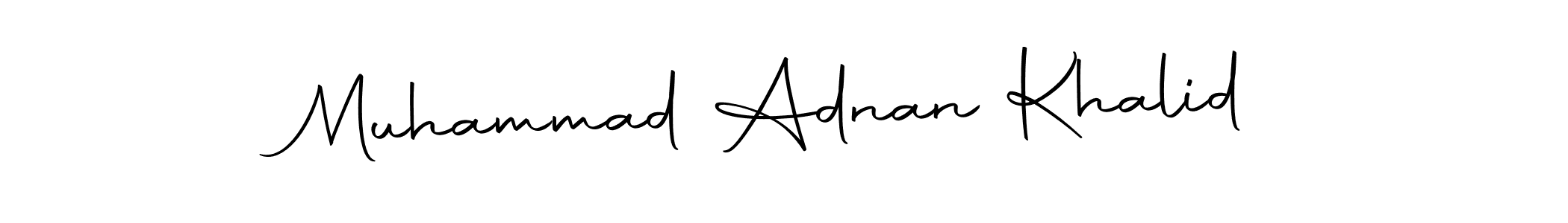 Also we have Muhammad Adnan Khalid name is the best signature style. Create professional handwritten signature collection using Autography-DOLnW autograph style. Muhammad Adnan Khalid signature style 10 images and pictures png