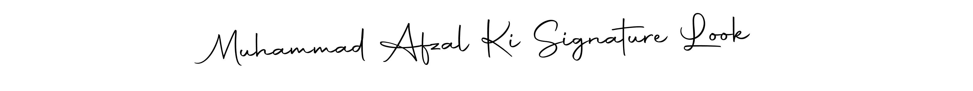 Design your own signature with our free online signature maker. With this signature software, you can create a handwritten (Autography-DOLnW) signature for name Muhammad Afzal Ki Signature Look. Muhammad Afzal Ki Signature Look signature style 10 images and pictures png