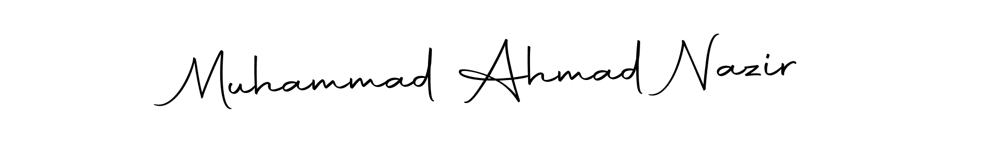 Autography-DOLnW is a professional signature style that is perfect for those who want to add a touch of class to their signature. It is also a great choice for those who want to make their signature more unique. Get Muhammad Ahmad Nazir name to fancy signature for free. Muhammad Ahmad Nazir signature style 10 images and pictures png