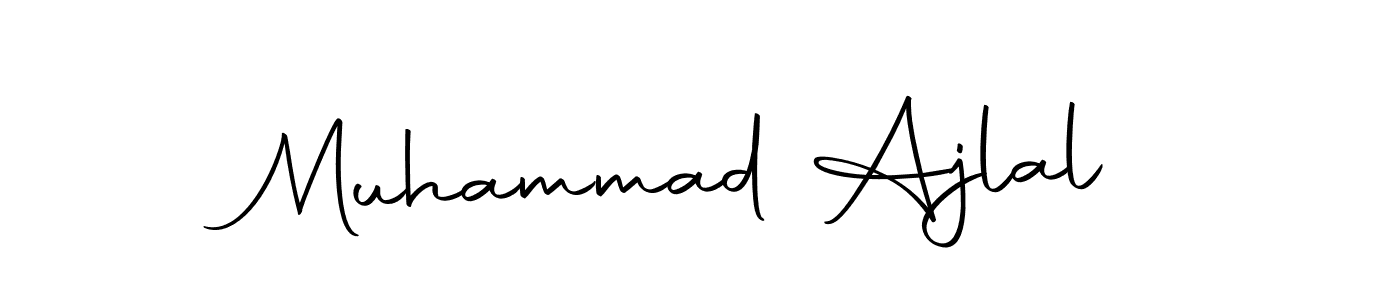 The best way (Autography-DOLnW) to make a short signature is to pick only two or three words in your name. The name Muhammad Ajlal include a total of six letters. For converting this name. Muhammad Ajlal signature style 10 images and pictures png