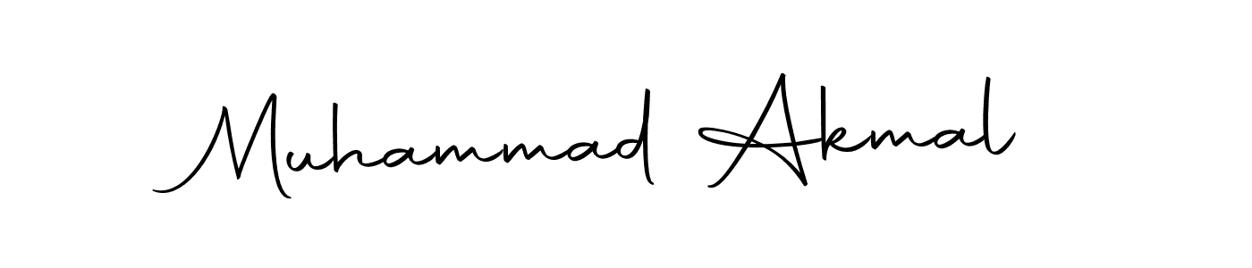 Design your own signature with our free online signature maker. With this signature software, you can create a handwritten (Autography-DOLnW) signature for name Muhammad Akmal. Muhammad Akmal signature style 10 images and pictures png