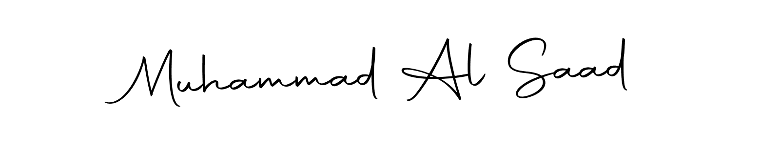 Make a beautiful signature design for name Muhammad Al Saad. With this signature (Autography-DOLnW) style, you can create a handwritten signature for free. Muhammad Al Saad signature style 10 images and pictures png