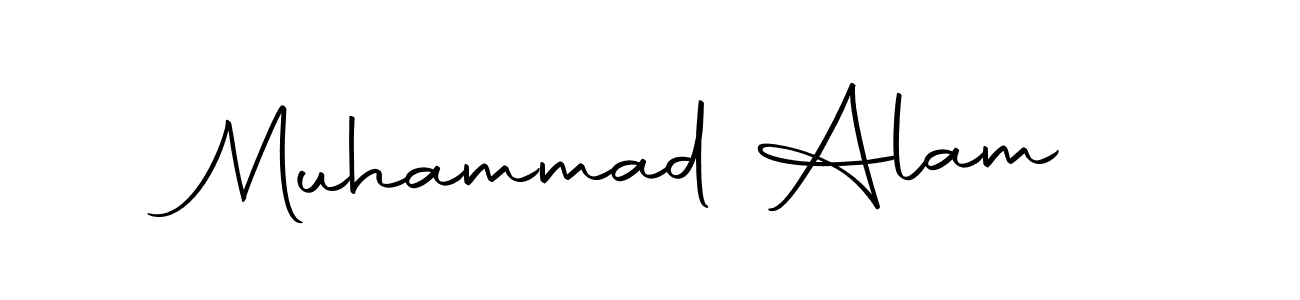 Create a beautiful signature design for name Muhammad Alam. With this signature (Autography-DOLnW) fonts, you can make a handwritten signature for free. Muhammad Alam signature style 10 images and pictures png
