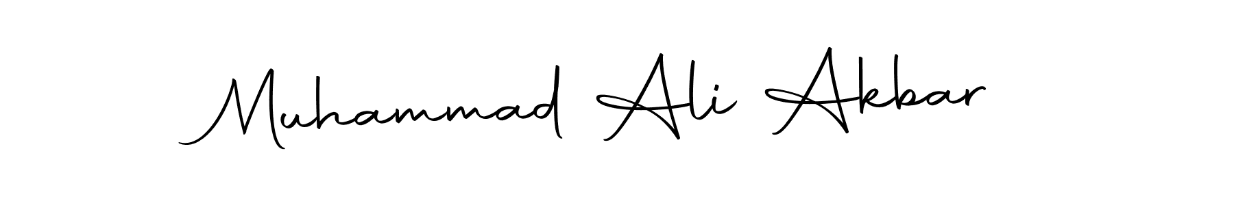 Create a beautiful signature design for name Muhammad Ali Akbar. With this signature (Autography-DOLnW) fonts, you can make a handwritten signature for free. Muhammad Ali Akbar signature style 10 images and pictures png