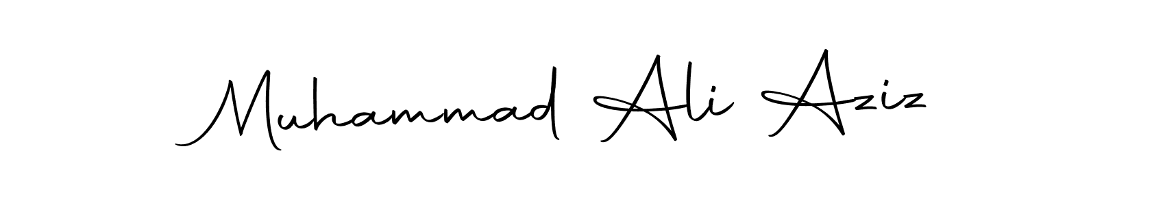 Muhammad Ali Aziz stylish signature style. Best Handwritten Sign (Autography-DOLnW) for my name. Handwritten Signature Collection Ideas for my name Muhammad Ali Aziz. Muhammad Ali Aziz signature style 10 images and pictures png