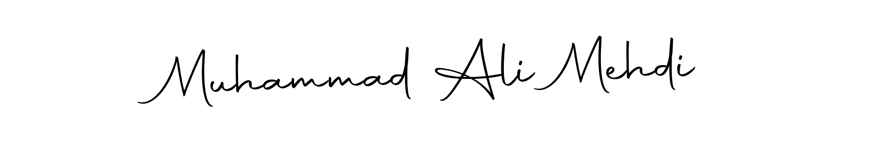 Also we have Muhammad Ali Mehdi name is the best signature style. Create professional handwritten signature collection using Autography-DOLnW autograph style. Muhammad Ali Mehdi signature style 10 images and pictures png