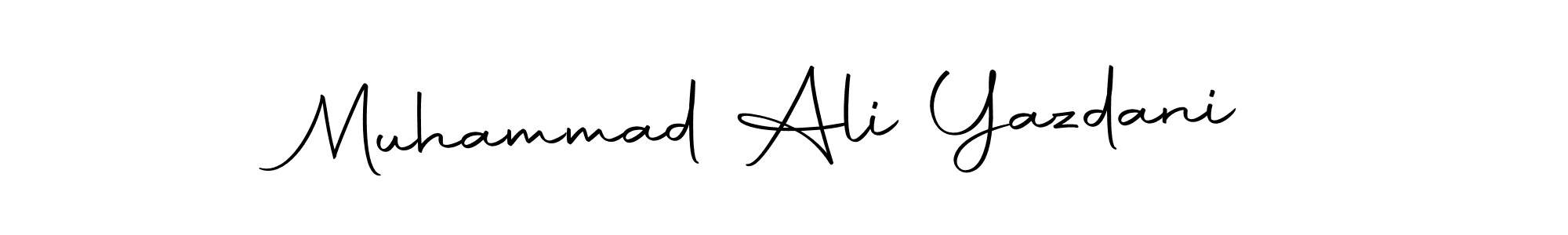 It looks lik you need a new signature style for name Muhammad Ali Yazdani. Design unique handwritten (Autography-DOLnW) signature with our free signature maker in just a few clicks. Muhammad Ali Yazdani signature style 10 images and pictures png