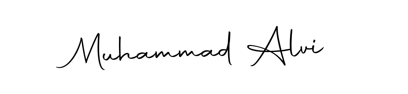 Use a signature maker to create a handwritten signature online. With this signature software, you can design (Autography-DOLnW) your own signature for name Muhammad Alvi. Muhammad Alvi signature style 10 images and pictures png