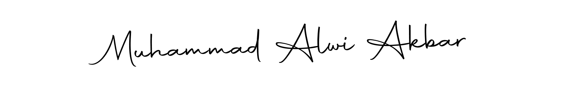 Create a beautiful signature design for name Muhammad Alwi Akbar. With this signature (Autography-DOLnW) fonts, you can make a handwritten signature for free. Muhammad Alwi Akbar signature style 10 images and pictures png