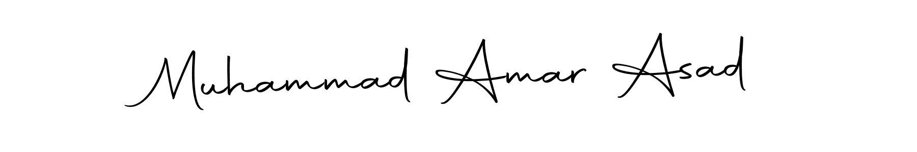Design your own signature with our free online signature maker. With this signature software, you can create a handwritten (Autography-DOLnW) signature for name Muhammad Amar Asad. Muhammad Amar Asad signature style 10 images and pictures png