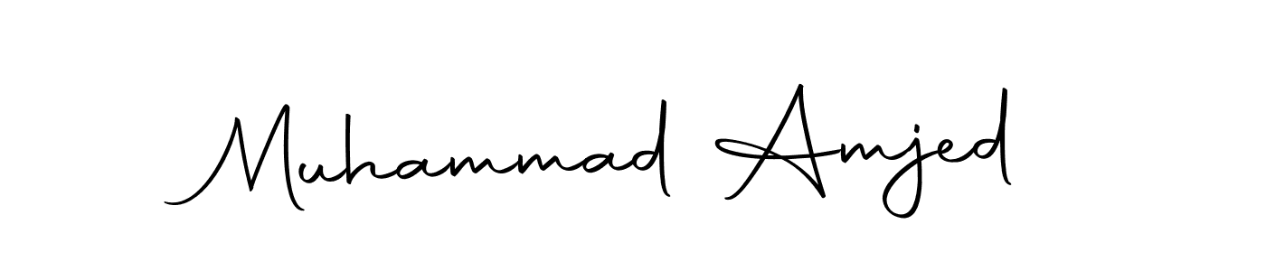 Also we have Muhammad Amjed name is the best signature style. Create professional handwritten signature collection using Autography-DOLnW autograph style. Muhammad Amjed signature style 10 images and pictures png