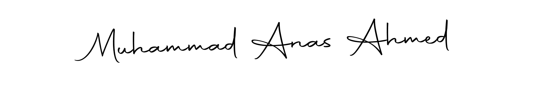 Create a beautiful signature design for name Muhammad Anas Ahmed. With this signature (Autography-DOLnW) fonts, you can make a handwritten signature for free. Muhammad Anas Ahmed signature style 10 images and pictures png