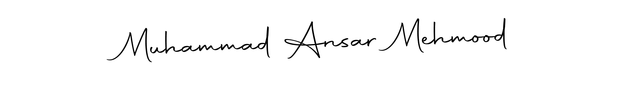 How to make Muhammad Ansar Mehmood name signature. Use Autography-DOLnW style for creating short signs online. This is the latest handwritten sign. Muhammad Ansar Mehmood signature style 10 images and pictures png