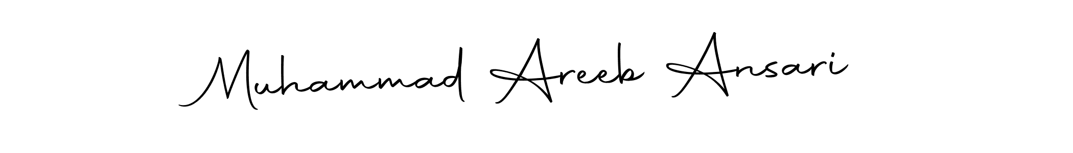The best way (Autography-DOLnW) to make a short signature is to pick only two or three words in your name. The name Muhammad Areeb Ansari include a total of six letters. For converting this name. Muhammad Areeb Ansari signature style 10 images and pictures png