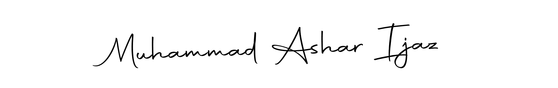 Make a beautiful signature design for name Muhammad Ashar Ijaz. With this signature (Autography-DOLnW) style, you can create a handwritten signature for free. Muhammad Ashar Ijaz signature style 10 images and pictures png