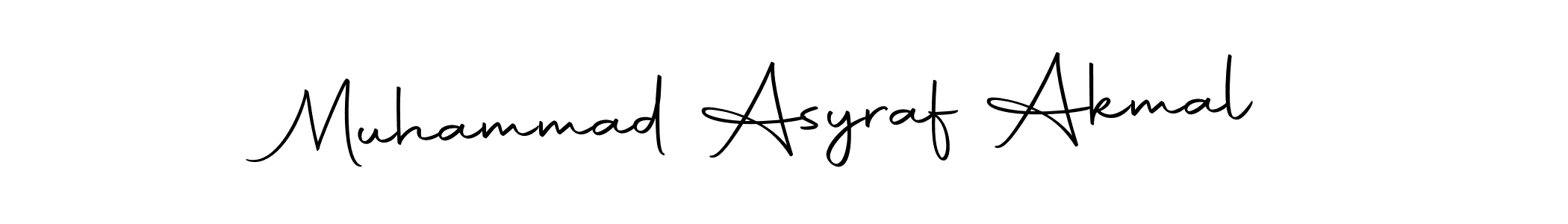 Make a beautiful signature design for name Muhammad Asyraf Akmal. Use this online signature maker to create a handwritten signature for free. Muhammad Asyraf Akmal signature style 10 images and pictures png