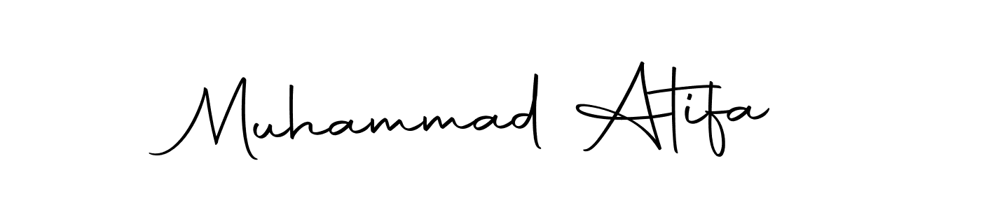 Create a beautiful signature design for name Muhammad Atifa. With this signature (Autography-DOLnW) fonts, you can make a handwritten signature for free. Muhammad Atifa signature style 10 images and pictures png
