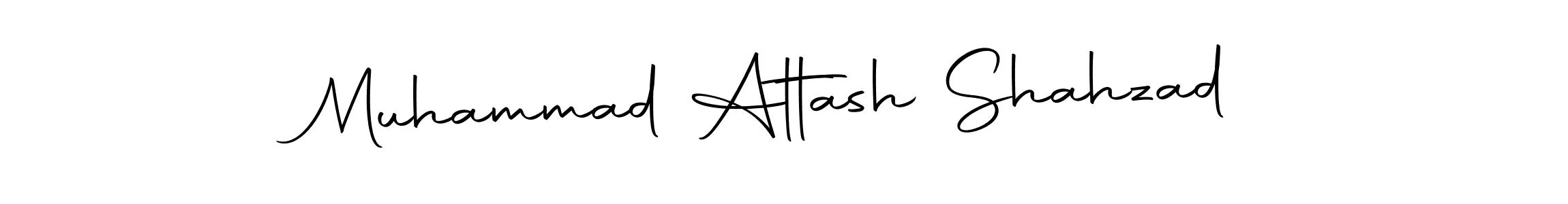 How to make Muhammad Attash Shahzad name signature. Use Autography-DOLnW style for creating short signs online. This is the latest handwritten sign. Muhammad Attash Shahzad signature style 10 images and pictures png