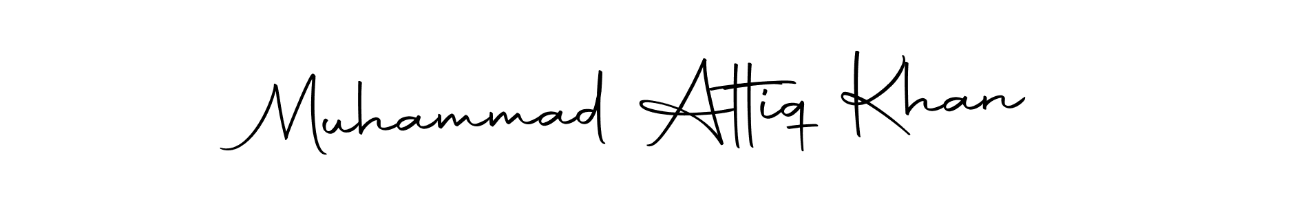 Make a beautiful signature design for name Muhammad Attiq Khan. Use this online signature maker to create a handwritten signature for free. Muhammad Attiq Khan signature style 10 images and pictures png