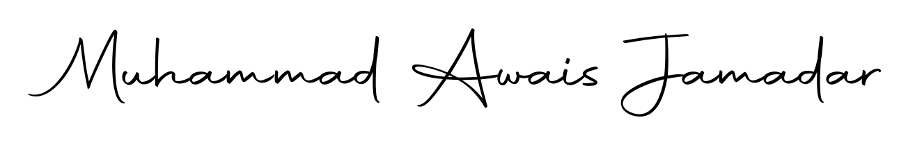 A modern signature idea for name Muhammad Awais Jamadar using Autography-DOLnW font. Clean strokes and elegant curves make it stand out instantly. Muhammad Awais Jamadar signature style 10 images and pictures png