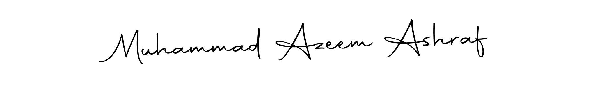 Make a beautiful signature design for name Muhammad Azeem Ashraf. With this signature (Autography-DOLnW) style, you can create a handwritten signature for free. Muhammad Azeem Ashraf signature style 10 images and pictures png