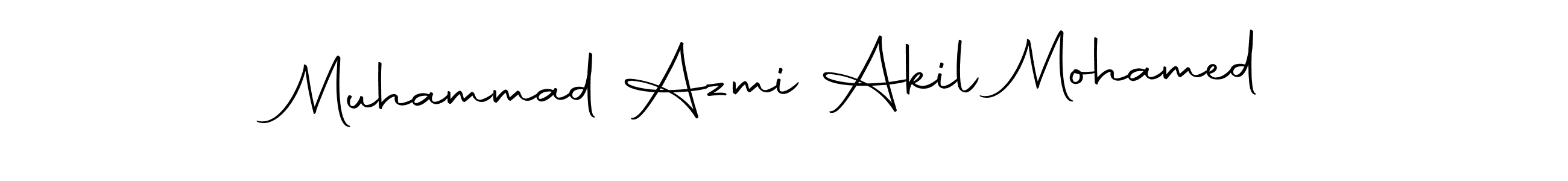 Muhammad Azmi Akil Mohamed stylish signature style. Best Handwritten Sign (Autography-DOLnW) for my name. Handwritten Signature Collection Ideas for my name Muhammad Azmi Akil Mohamed. Muhammad Azmi Akil Mohamed signature style 10 images and pictures png