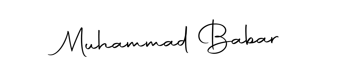 Muhammad Babar stylish signature style. Best Handwritten Sign (Autography-DOLnW) for my name. Handwritten Signature Collection Ideas for my name Muhammad Babar. Muhammad Babar signature style 10 images and pictures png